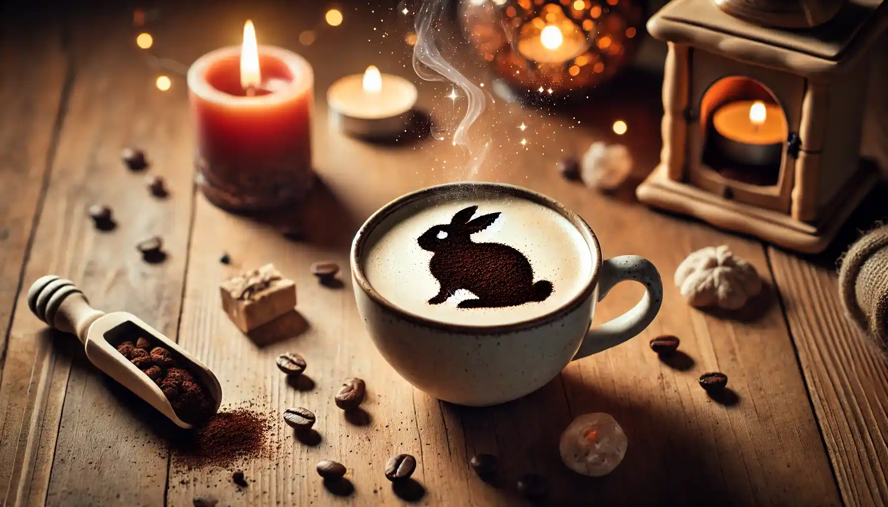 خرگوش در فال قهوه
