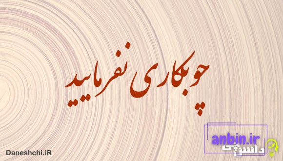 معنی ضرب المثل چوبکاری نفرمایید