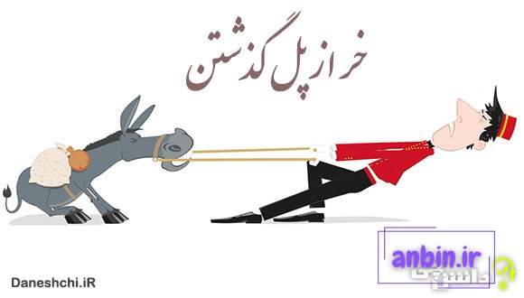 معنی خر از پل گذشتن