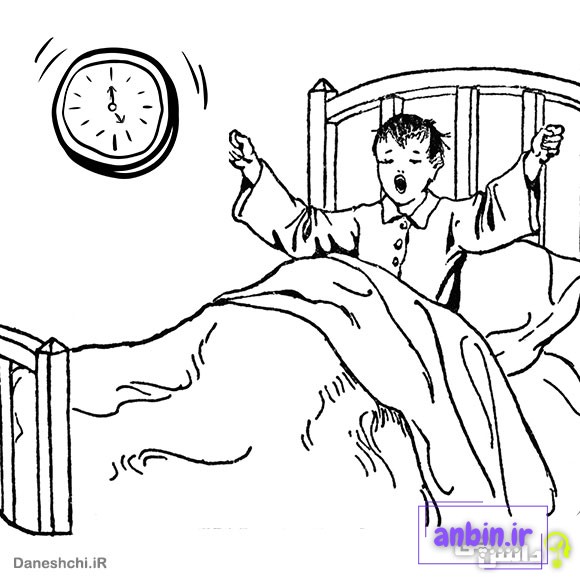 نقاشی ضرب المثل سحرخیز باش تا کامروا باشی