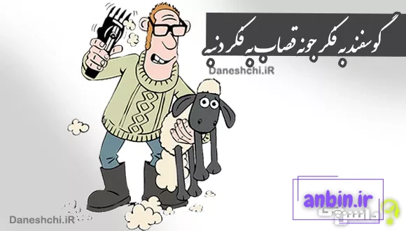 گوسفند به فکر جونه قصاب به فکر دنبه