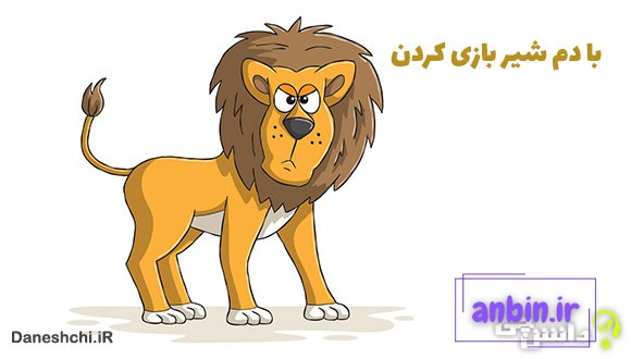 معنی با دم شیر بازی کردن