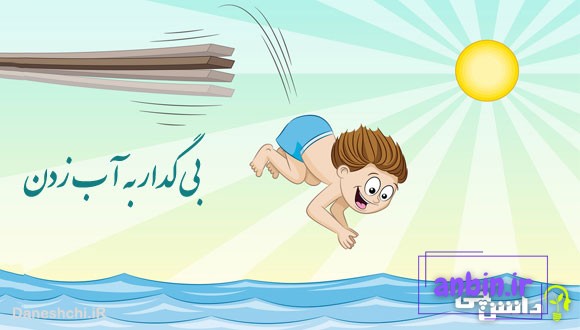 معنی ضرب المثل بی گدار به آب زدن