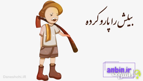 ضرب المثل بیلش را پارو کرده