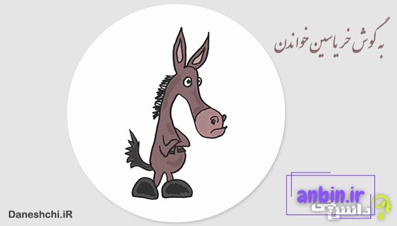 به گوش خر یاسین خواندن