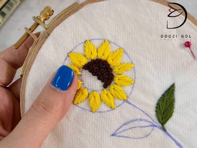 آموزش و یادگیری گلآنبین آفتاب گردان