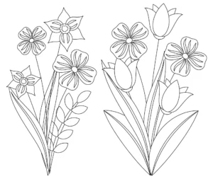 طرح گل گلدوزی