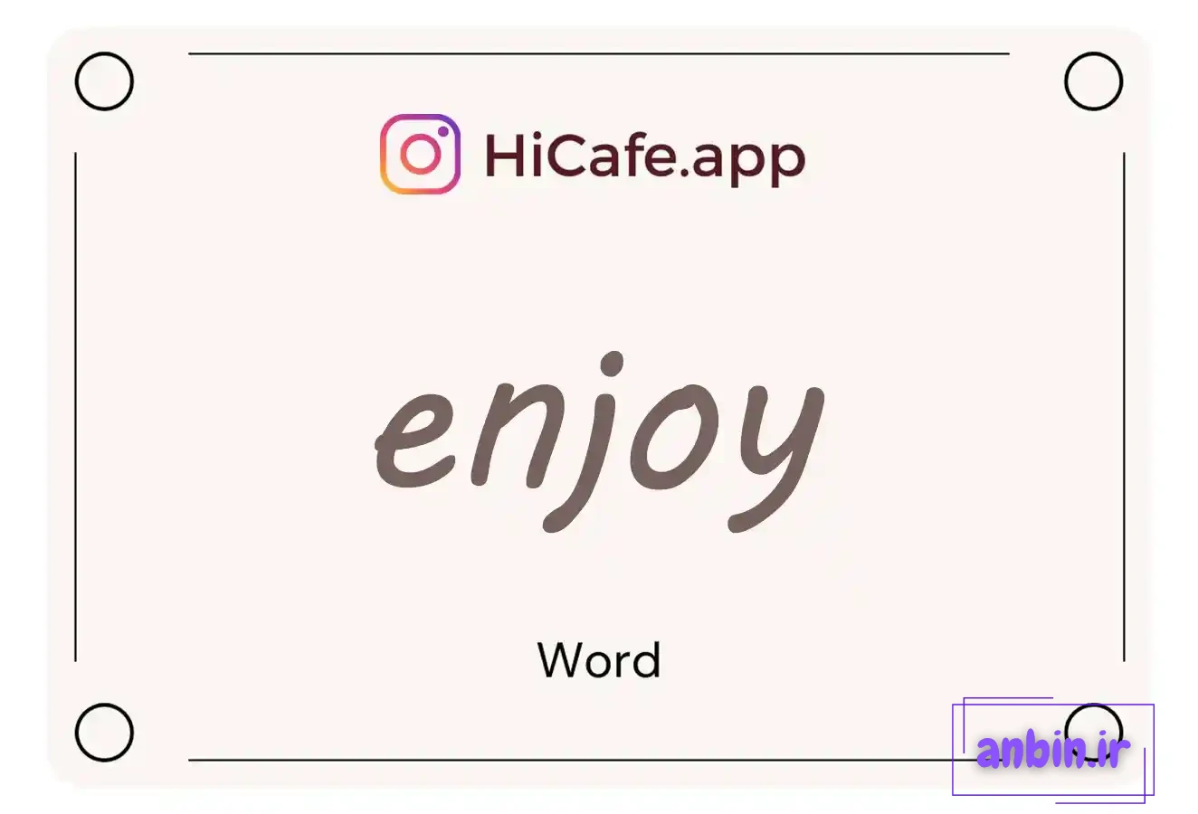 Meaning and usage of enjoy word