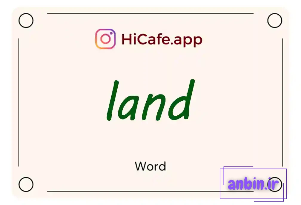 Meaning and usage of land word