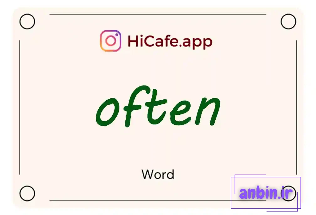 Meaning and usage of often word