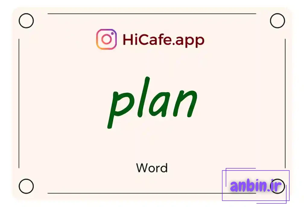 Meaning and usage of plan word