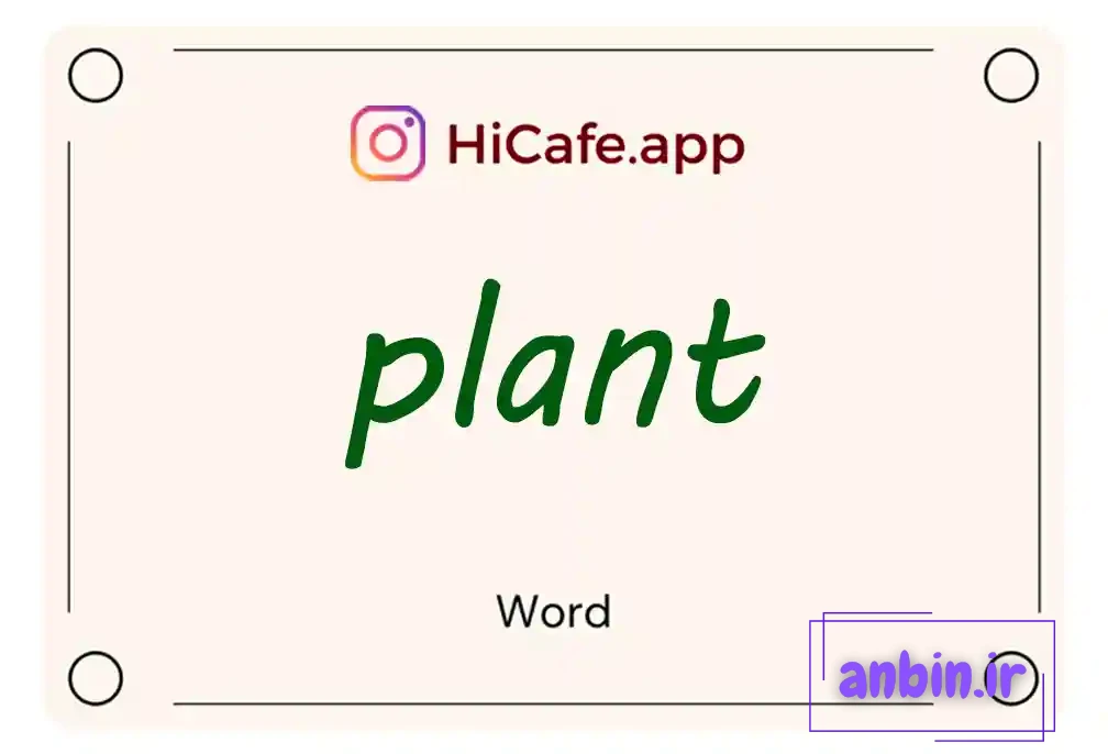 Meaning and usage of plant word