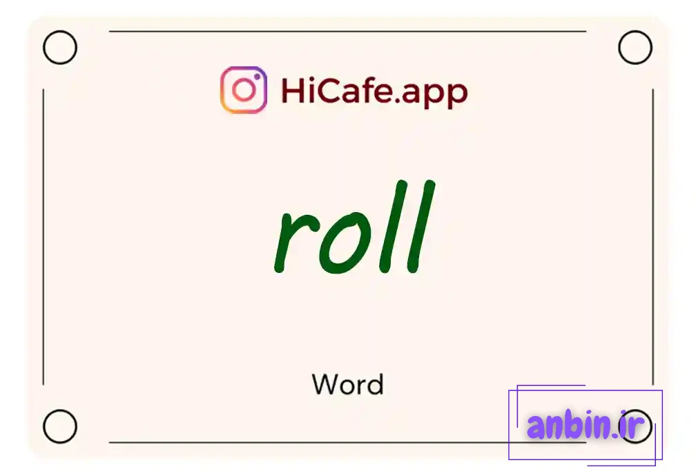 Meaning and usage of roll word