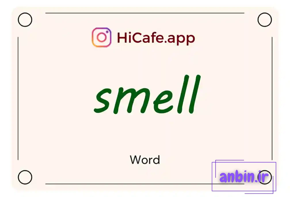 Meaning and usage of smell word