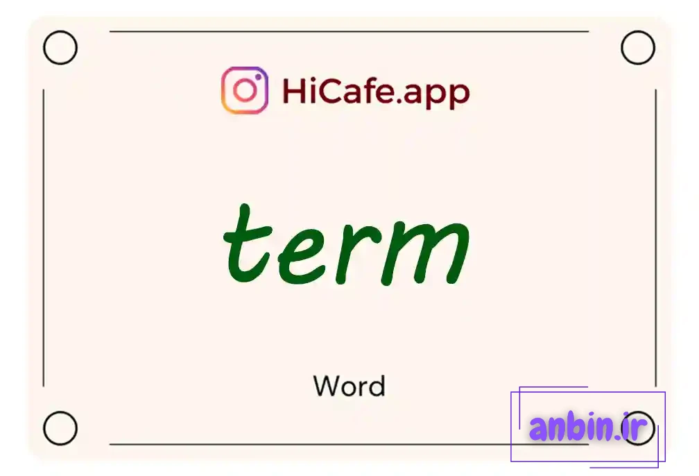 Meaning and usage of term word