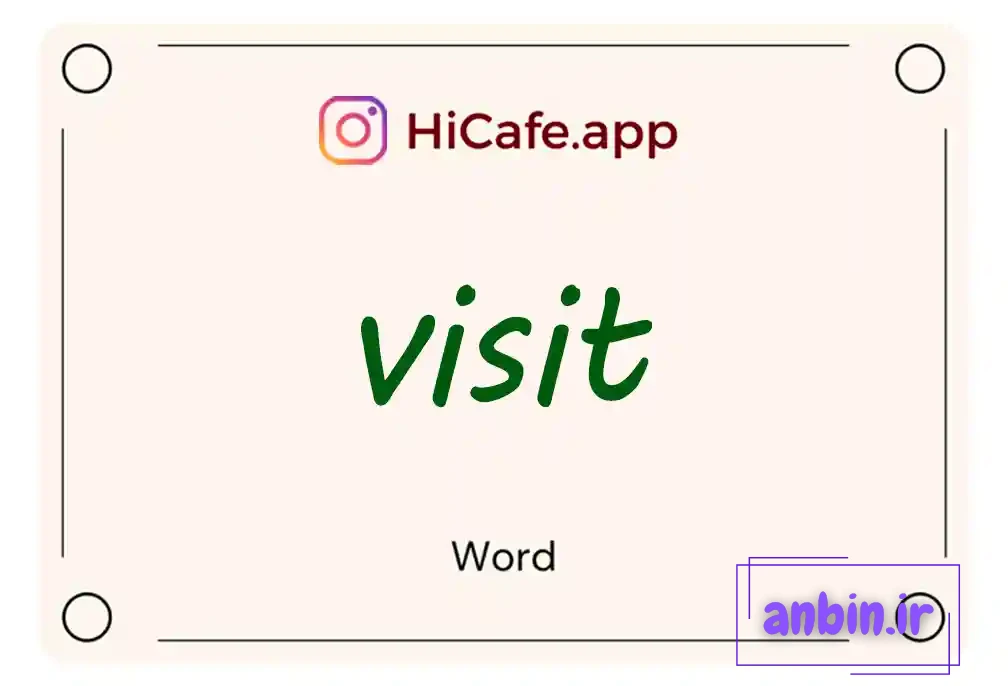 Meaning and usage of visit word