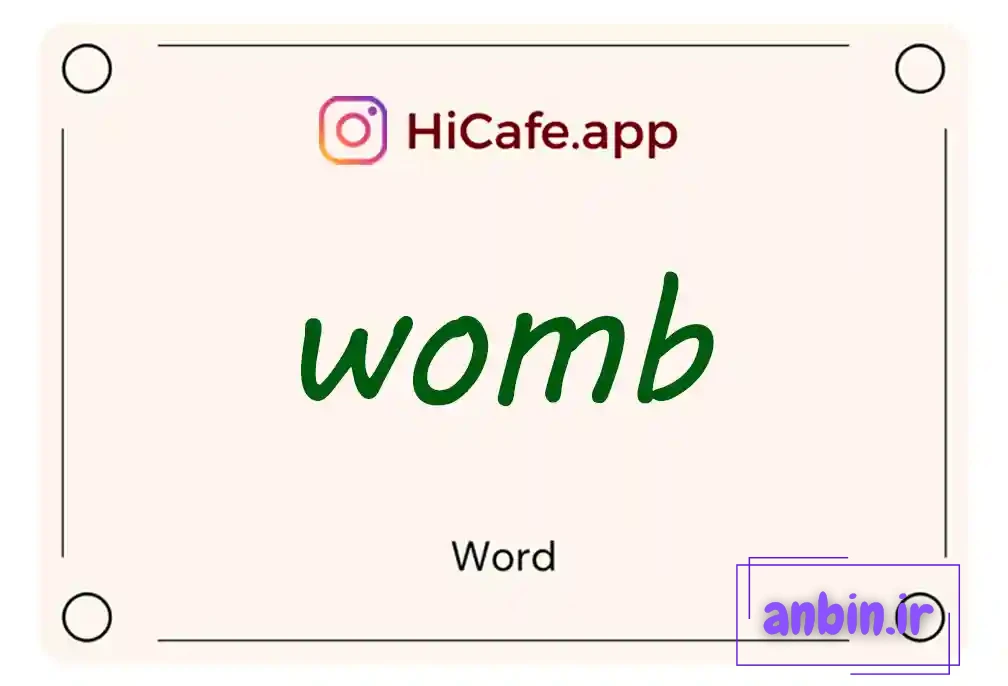 Meaning and usage of womb word