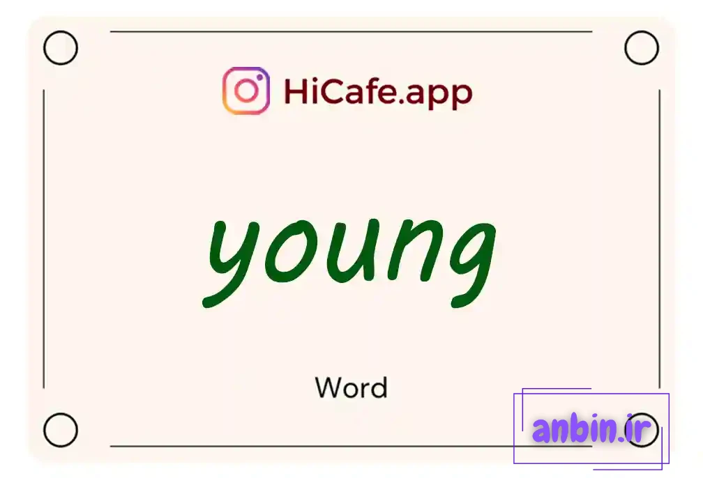 Meaning and usage of young word