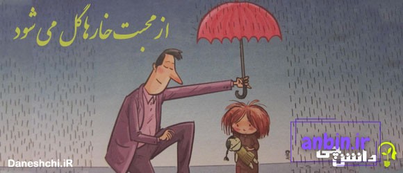 مفهوم ضرب المثل " از محبت خار ها گل می شود " 
