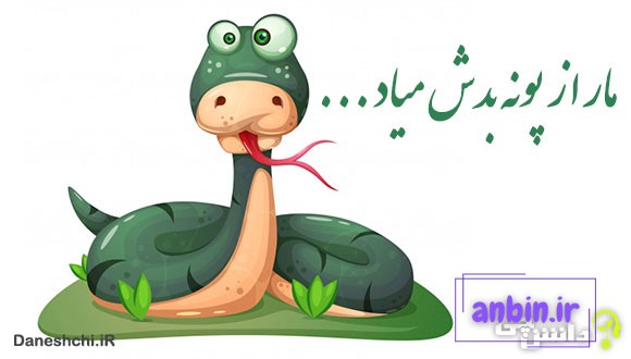 مار از پونه بدش میاد جلو خونه اش سبز میشه