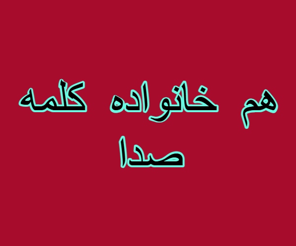 هم خانواده کلمه صدا