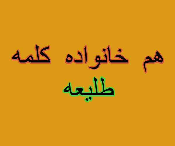 هم خانواده کلمه طلیعه + مترادف و معنی کلمه طلیعه