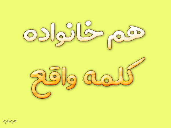 هم خانواده کلمه واقع + معنی و مترادف کلمه واقع