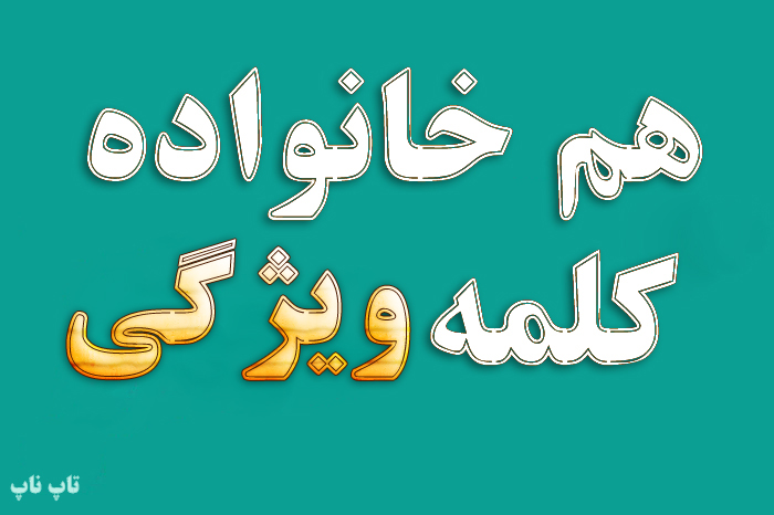 هم خانواده کلمه ویژگی + معنی و مترادف کلمه ویژگی