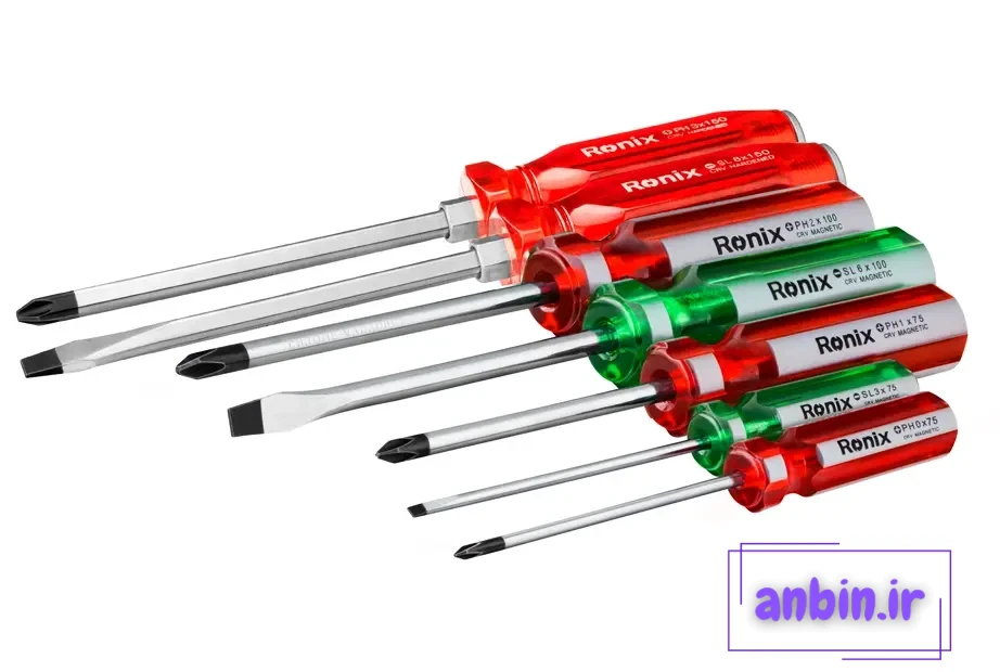 مجموعه پیچ گوشتی 7 عددی رونیکس مدل RH-2702