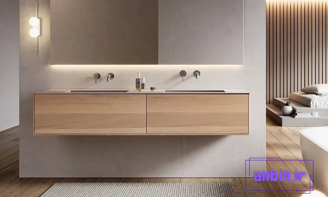 روشویی کابینتی دیواری