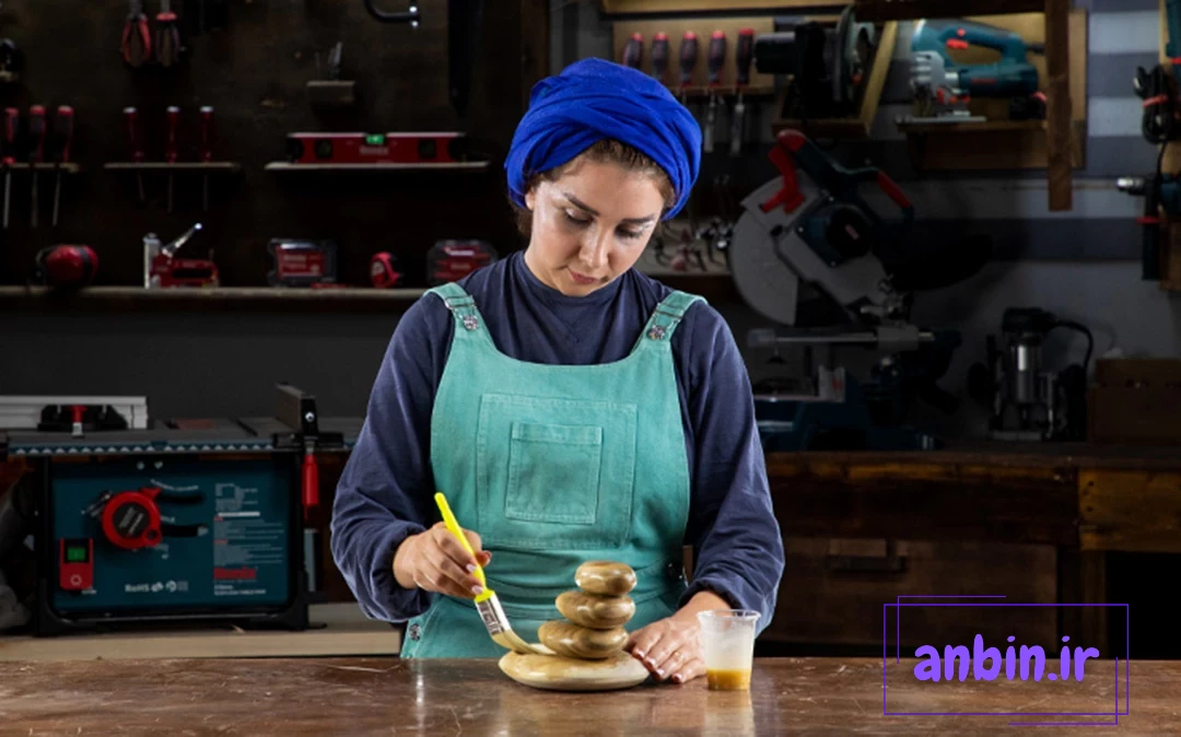رنگ آمیزی جاعودی آبشاری با روغن گیاهی