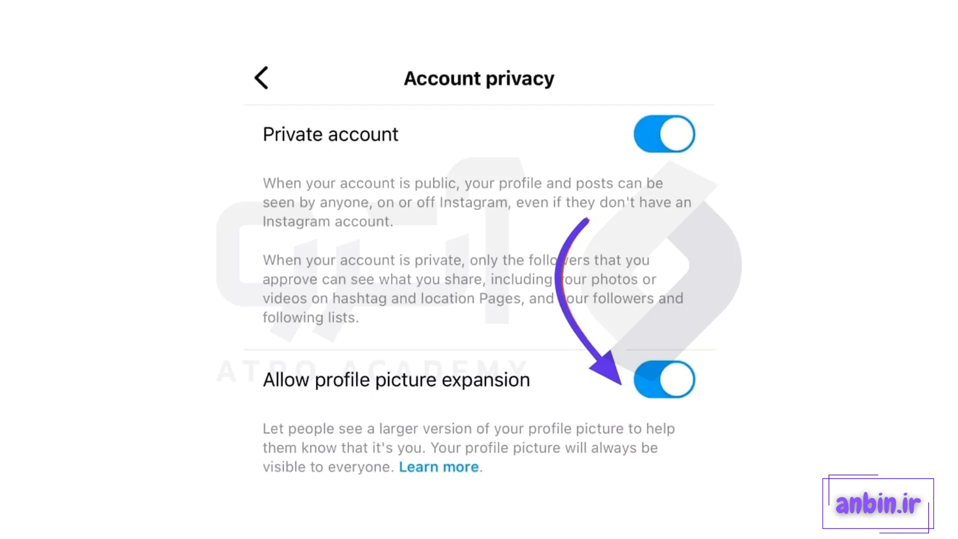 آموزش حل مشکل عوض نشدن پروفایل اینستاگرام - رفع ارور هنگام تغییر پروفایل  Instagram