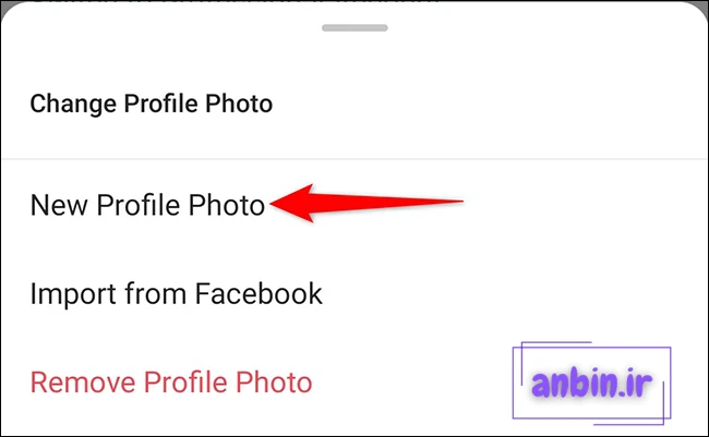 روش گذاشتن عکس برای پروفایل اینستاگرام