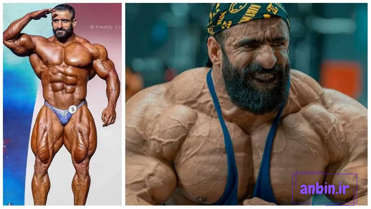عکس| ترسناک&zwnj;ترین تصویر از هادی چوپان/ قهرمان مسترالمپیا از گرگ ایرانی  رونمایی کرد