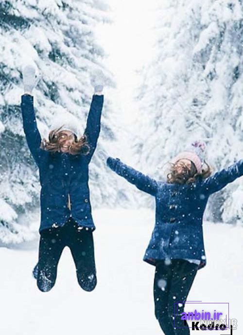 30 مدل ژست عکس دونفره در زمستان جدید و عاشقانه