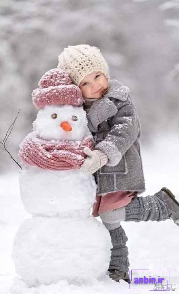ژست عکاسی در برف دخترانه + ژست عکاسی در برف بدون چهره