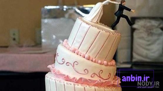 کیک عکس عروس و داماد
