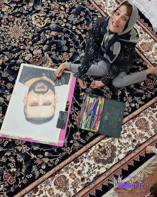 نقاشی فان هادی چوپان قبل و بعد از مستر المپیا...