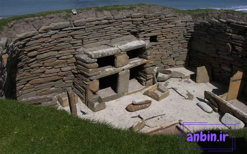 عکس مبلمان سنگی اسکاتلند Skara Brae